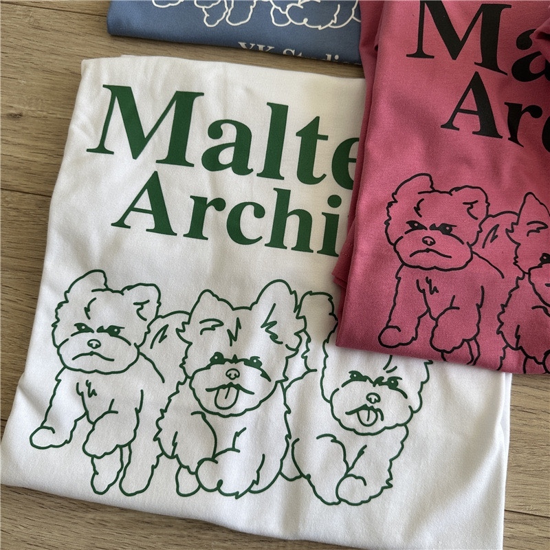 Seventeen Mingyu dog print Inspired Oversized Cotton T-Shirt