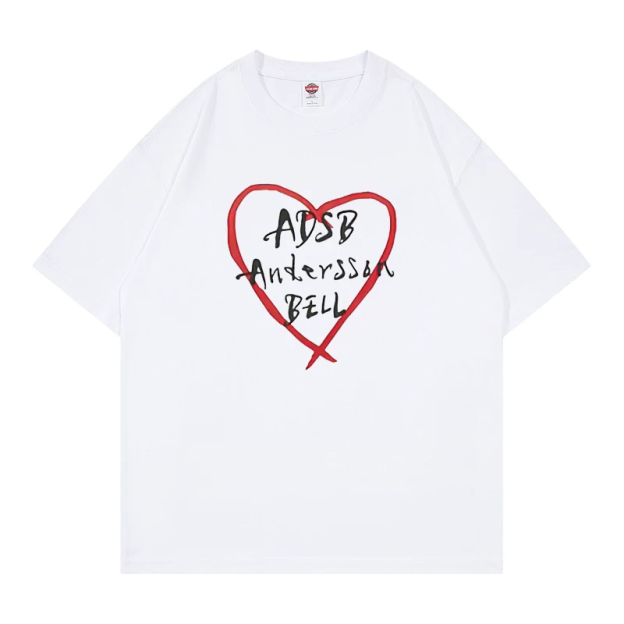 Seventeen Seungkwan Heart Kelly Logo White Tee
