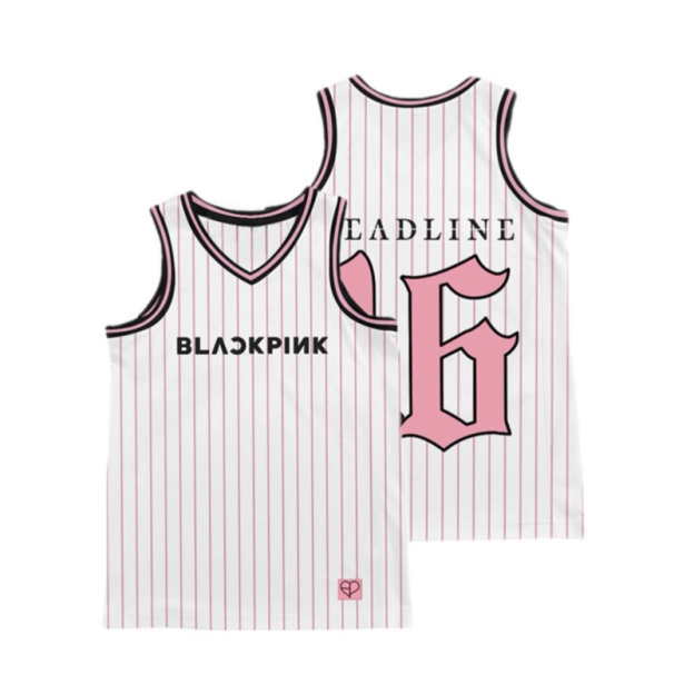 Blackpink Tour DEADLINE Merch Inspired Basketball Jersey