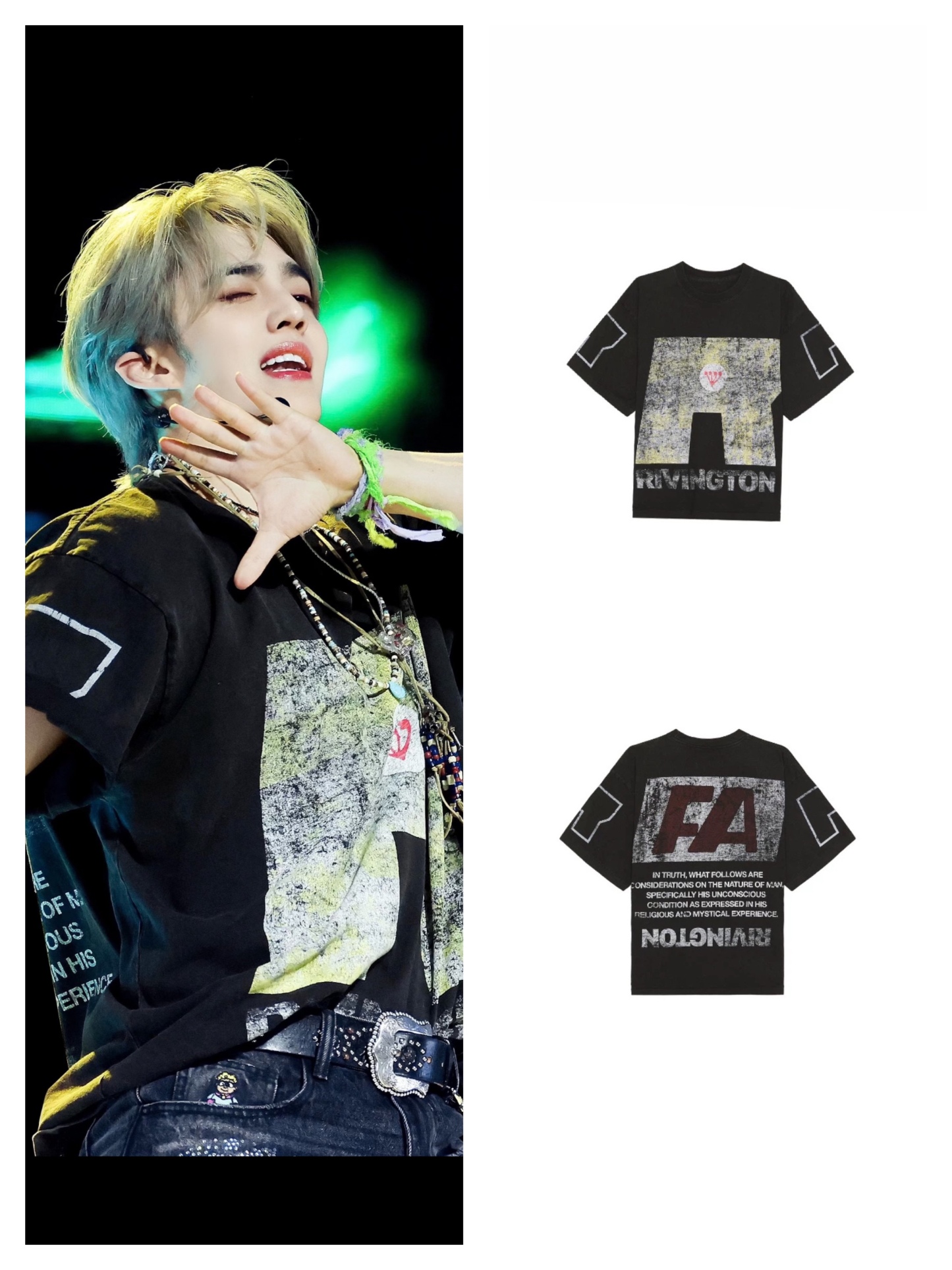 Seventeen Scoups Inspired Vintage Washed Tshirt