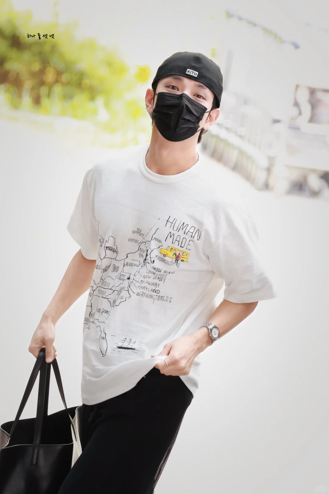 SEVENTEEN Joshua Inspired Map Print T-shirt