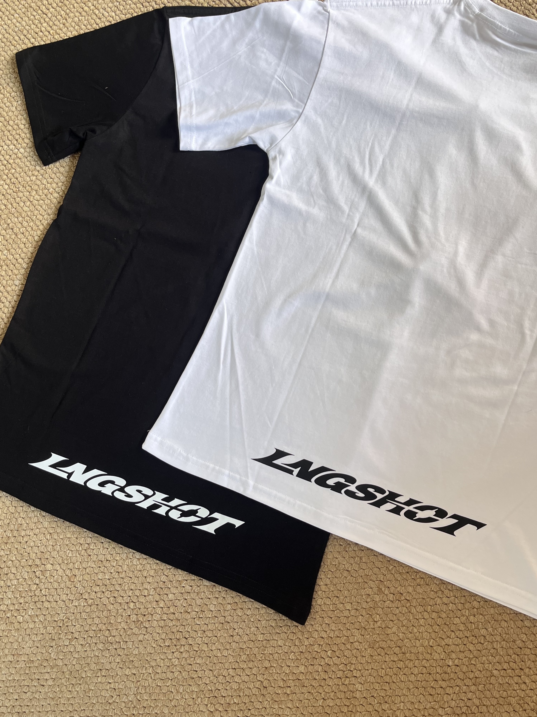 lngshot merch inspired letter print tshirt