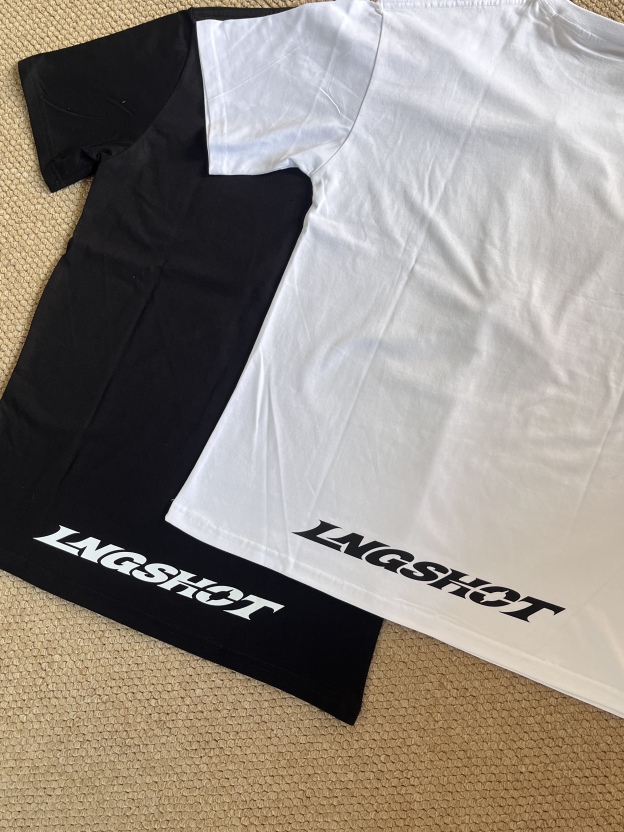 lngshot merch inspired letter print tshirt