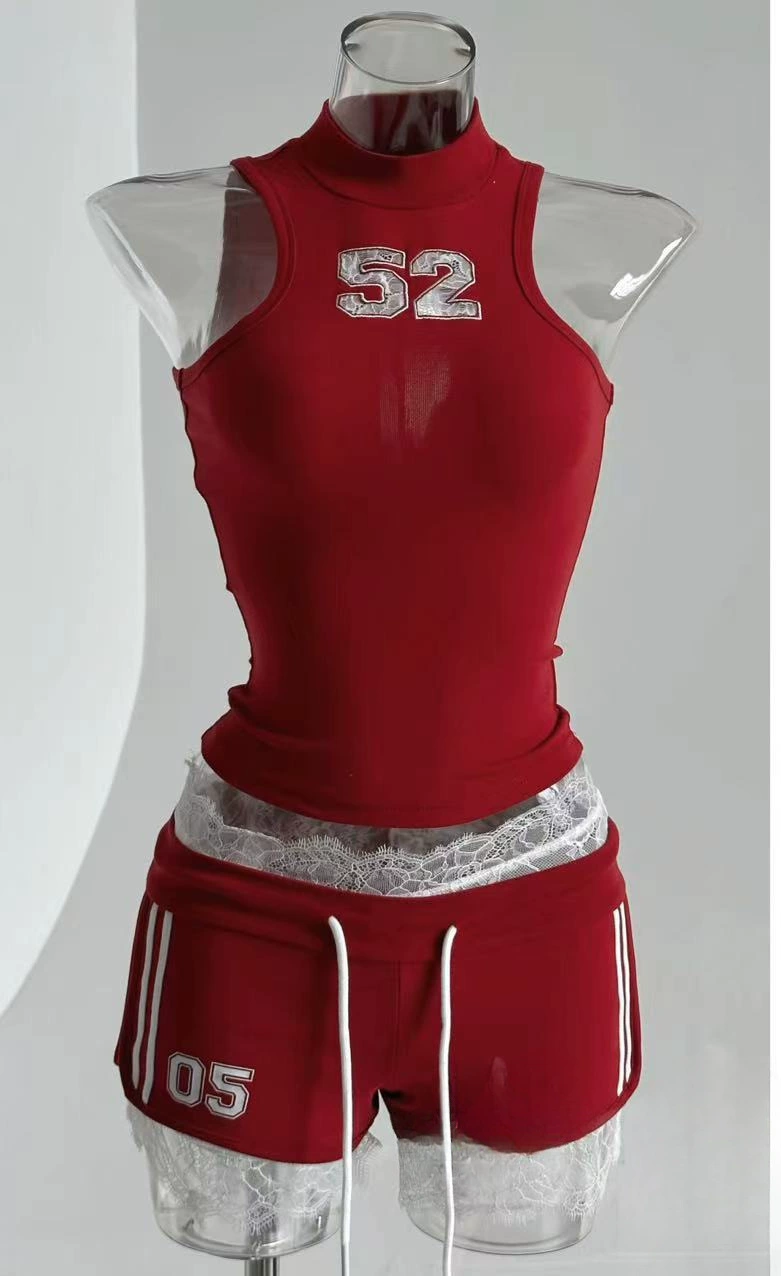 Sleeveless athletic tank and shorts set-Straykids concert outfitidea for STAY