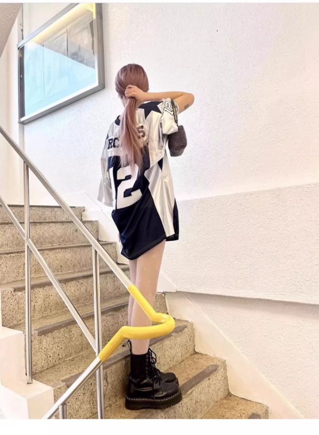 Seventeen Dino&Lesserafim Eunchae Vintage Basketball Jersey Tee