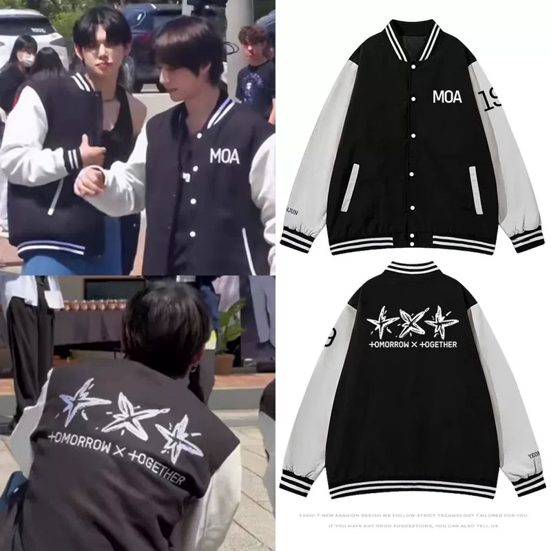 TXT  ROADSHOW INSPIRED MERCH BASEBALL JACKET