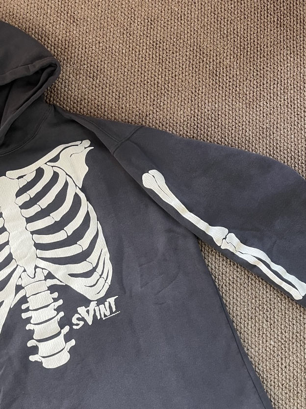ENHYPEN Niki Inspired Skeleton Graphic Hoodie