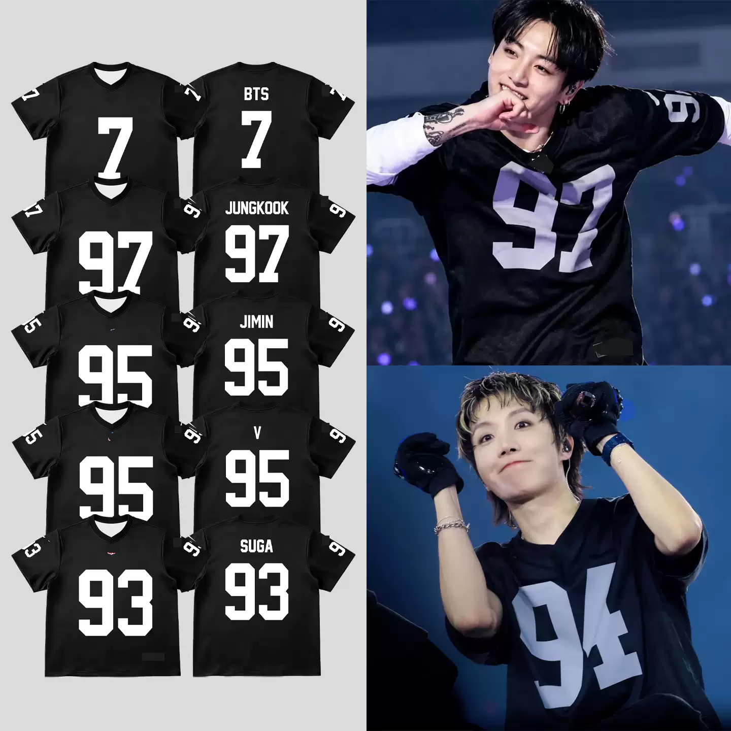 BTS X NFL Inspired Custom Jersey