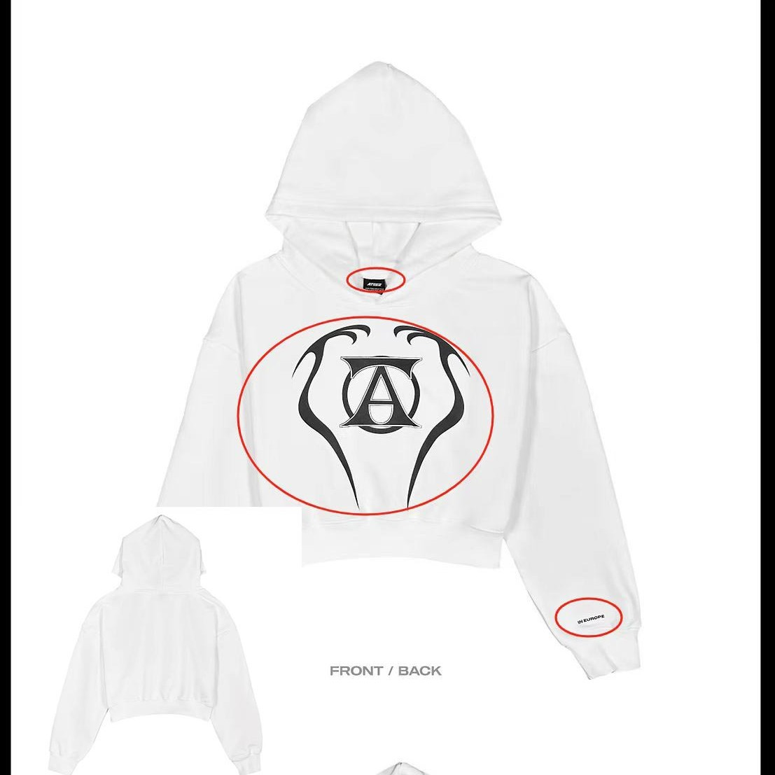 ATEEZ WORLD TOUR ‘TOWARDS THE LIGHT‘ Europe Cropped Hoodie Pants Set
