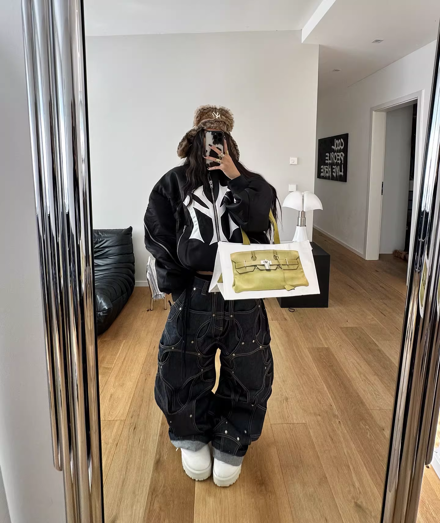 Cortis&Enhypen&Seventeen&Straykids Inspired M Logo Bomber Jacket