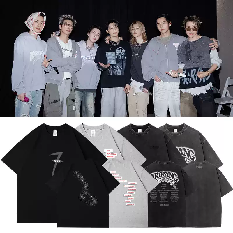 BTS 2026 World Tour ARIRANG Merch Inspired T-Shirt