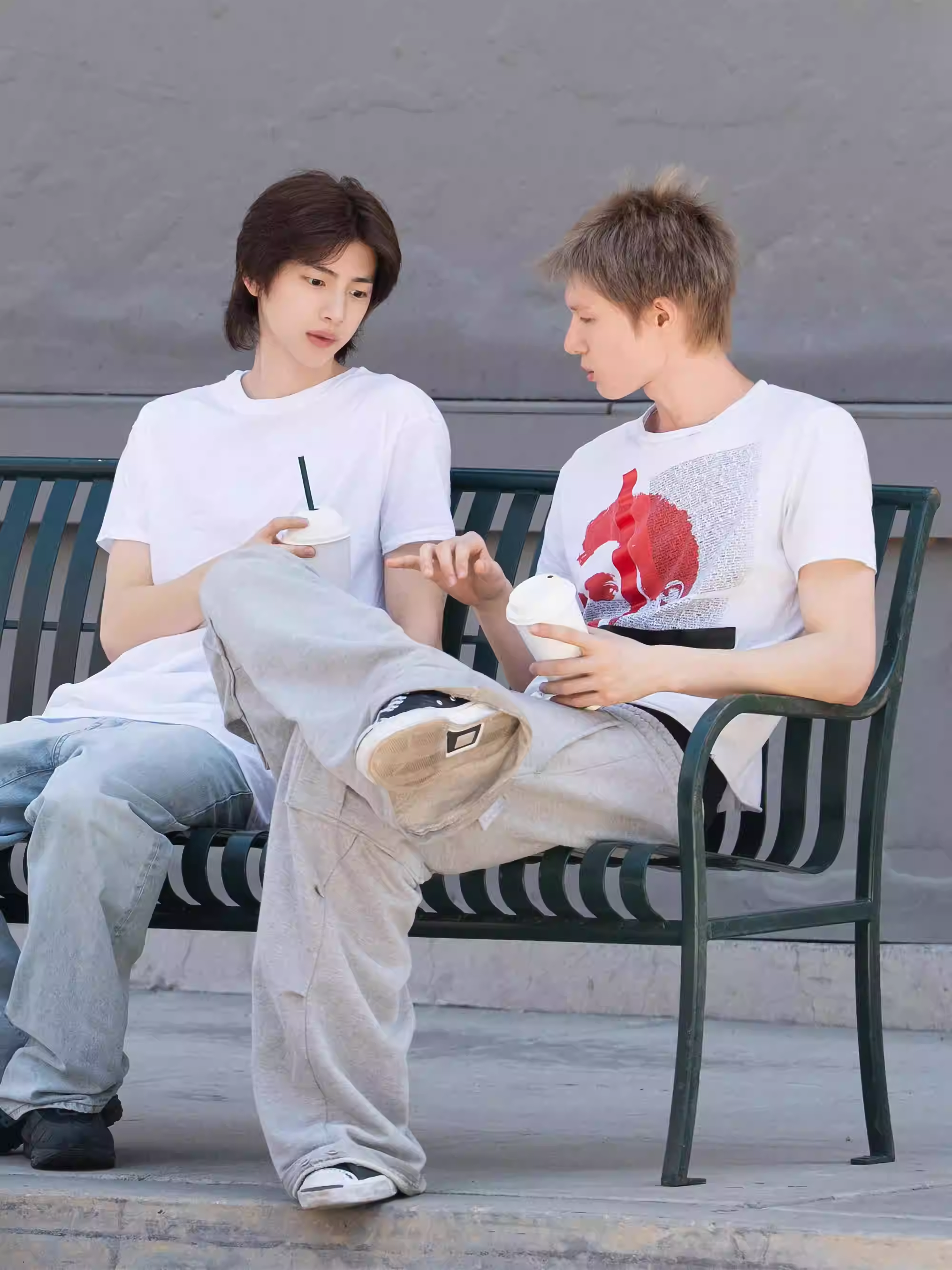 Cortis Martin Inspired Portrait Collage Tape Print T-Shirt