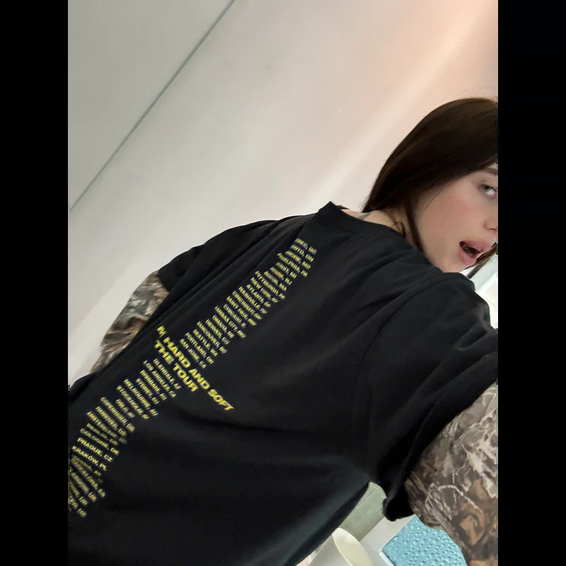 Billie Eilish Merch - HIT ME HARD AND SOFT  Long Sleeve Top