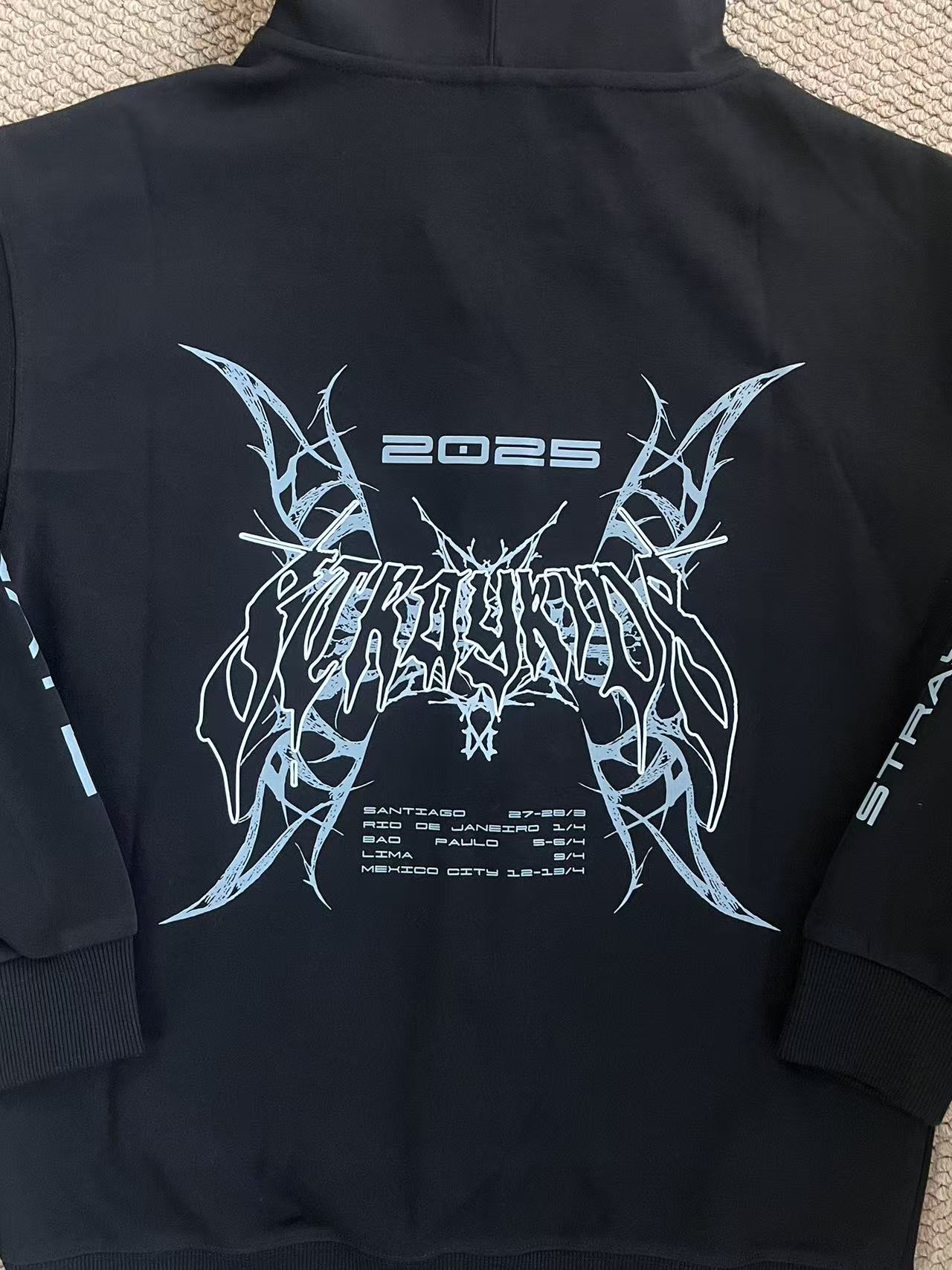 Stray kids 2025 World Tour dominATE inspired Zip-up Hoodie-Straykids