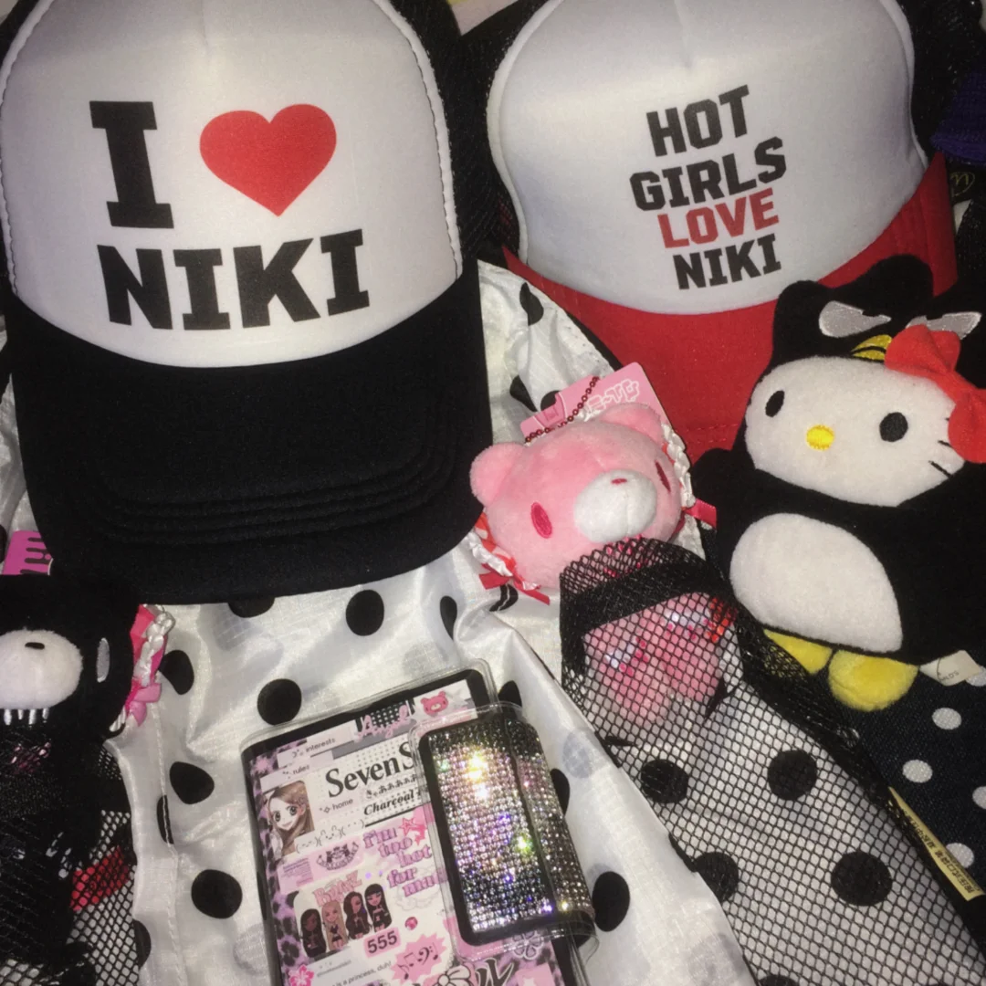 Enhypen Niki I Love Niki Graphic Custom Trucker Cap Hat-NI-KI