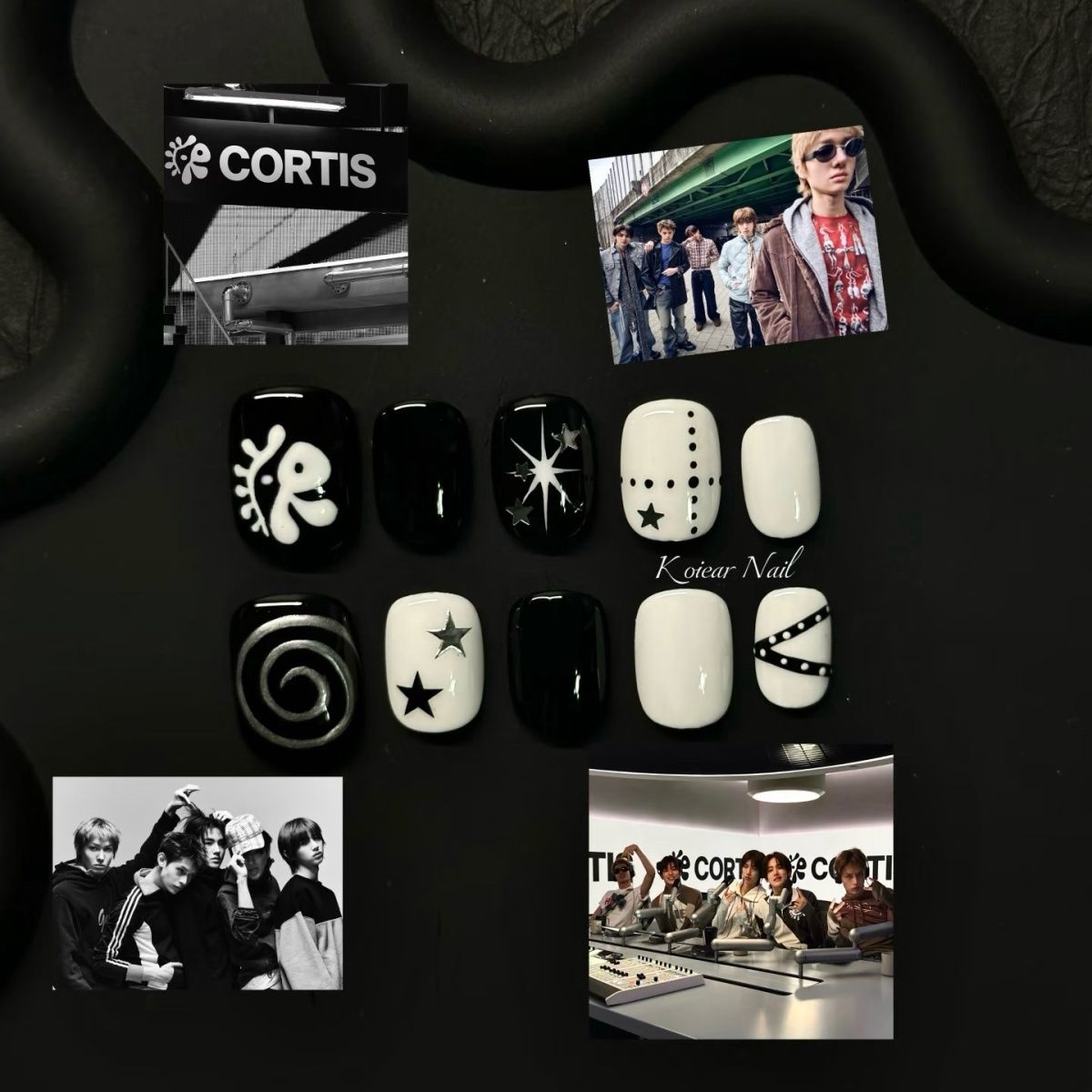 Cortis Inspired Custom Handmade Press-On Nails