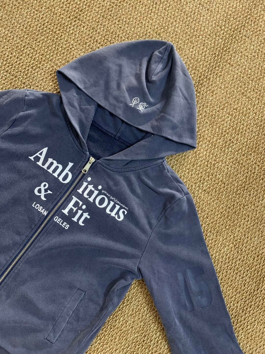 Blackpink Jennie Inspired Ambitious & Fit Zip‑up Hoodie