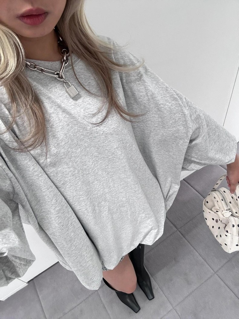 BLACKPINK Jennie Inspired Puff Sleeve Loose T-Shirt