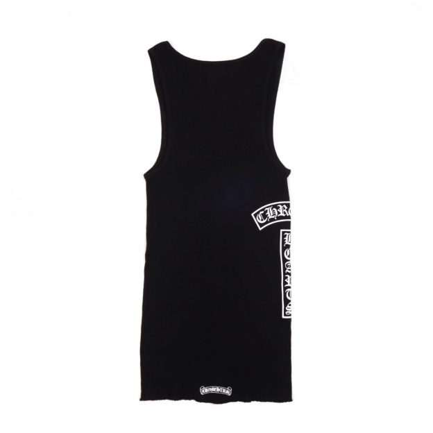 Stray kids Hyunjin Inspired Chrome Hearts Style Black Logo Tank Top-straykids