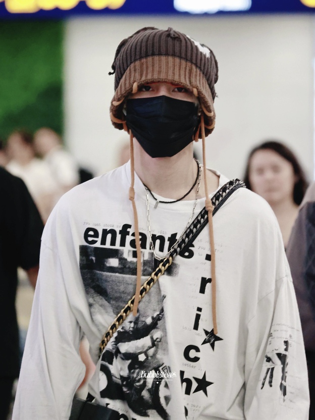 Straykids&TXT&WAYV Inspired Washed Printed Long Sleeve 