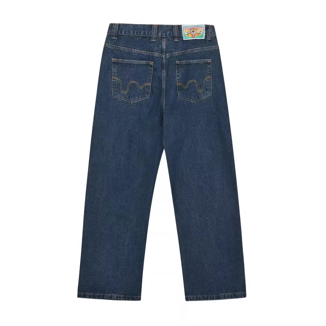 Cortis Juhoon Inspired Ice Cream Running Dog Denim Jeans