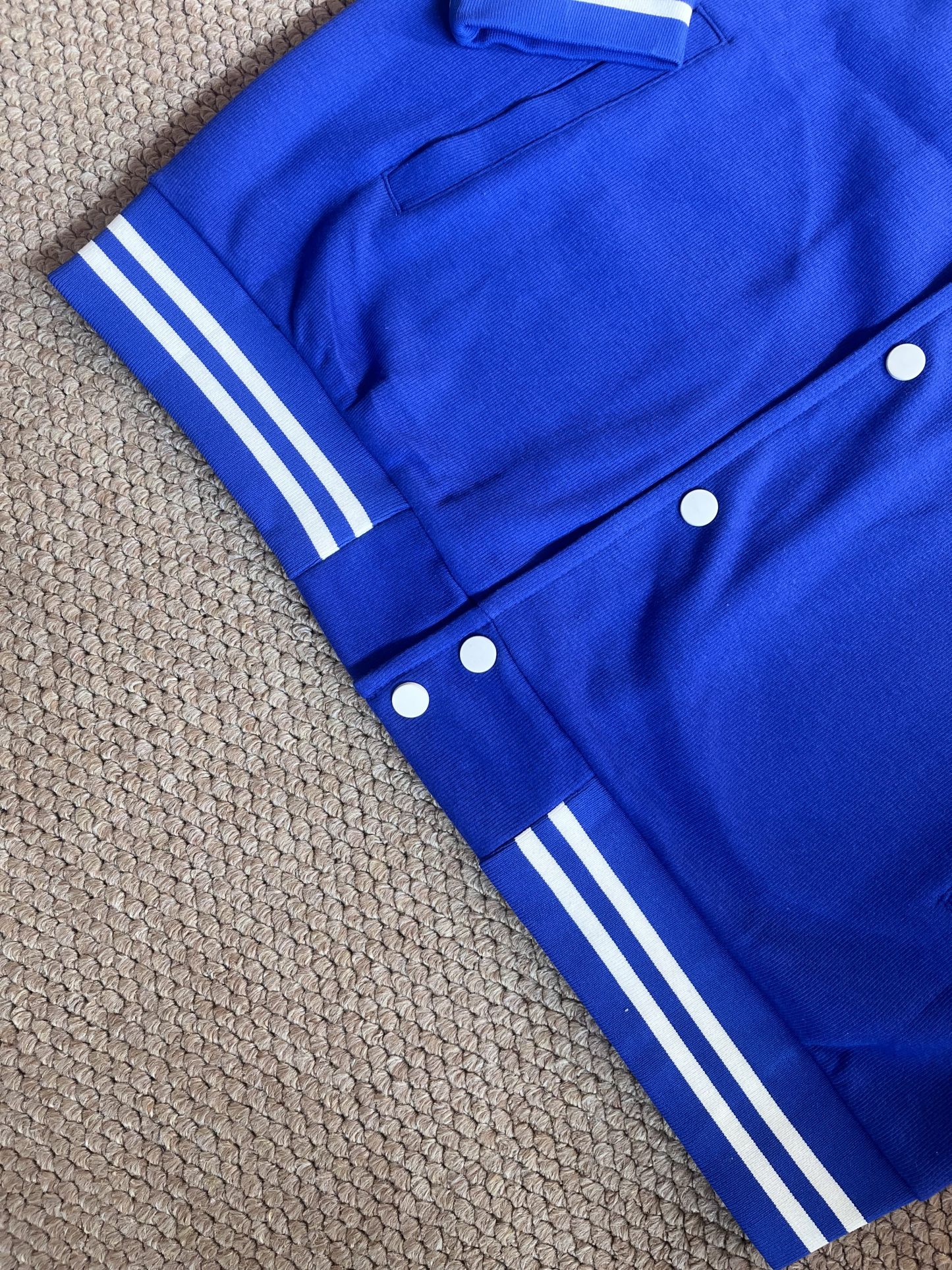 TWS Mini Fm Inspired Blue Baseball Jacket