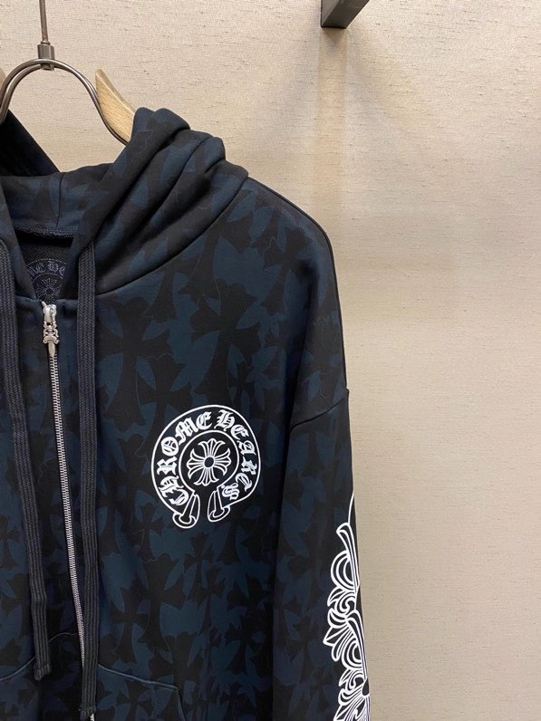 Enhypen Heeseung Inspired Cross Pattern Zip-up Hoodie
