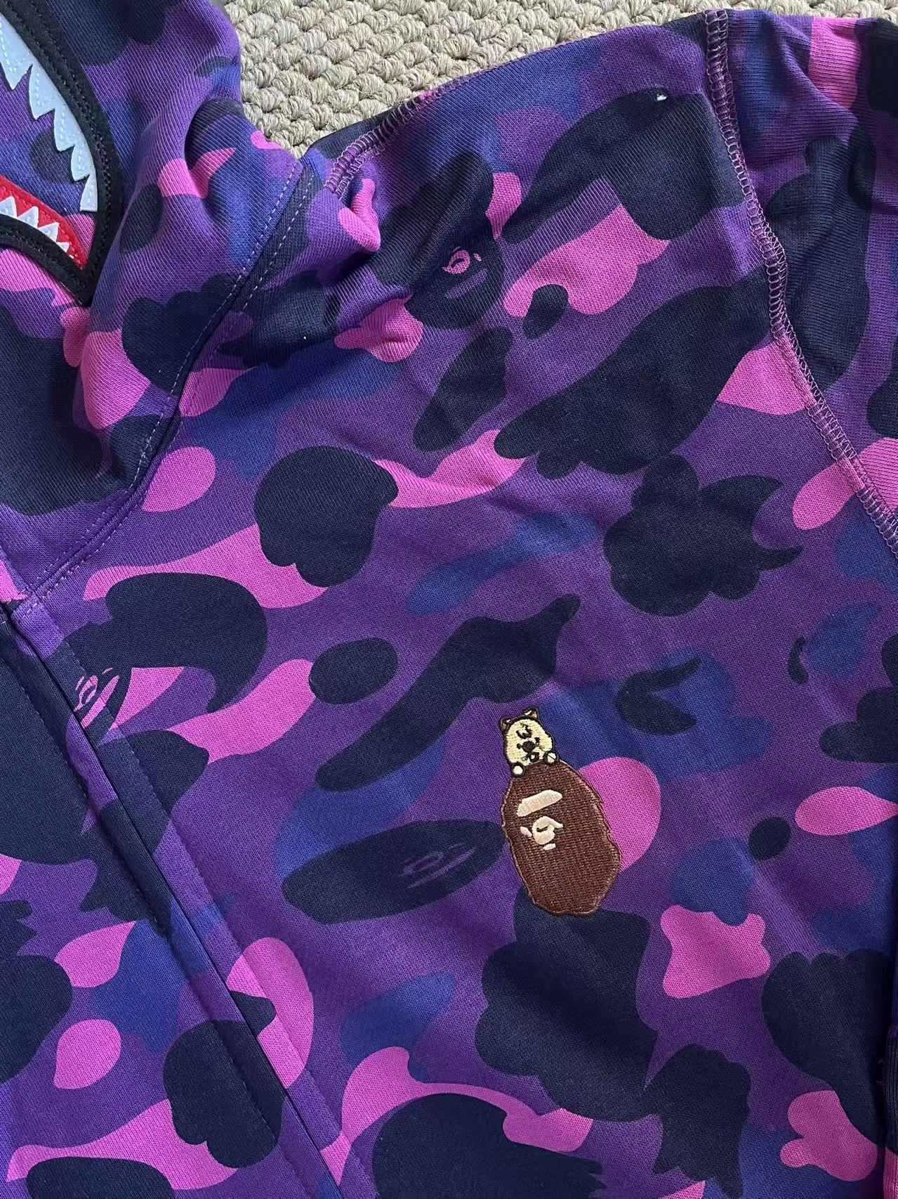 StrayKids HAN BAPE Inspired Bape camo zip-up  hoodie-Stray Kids