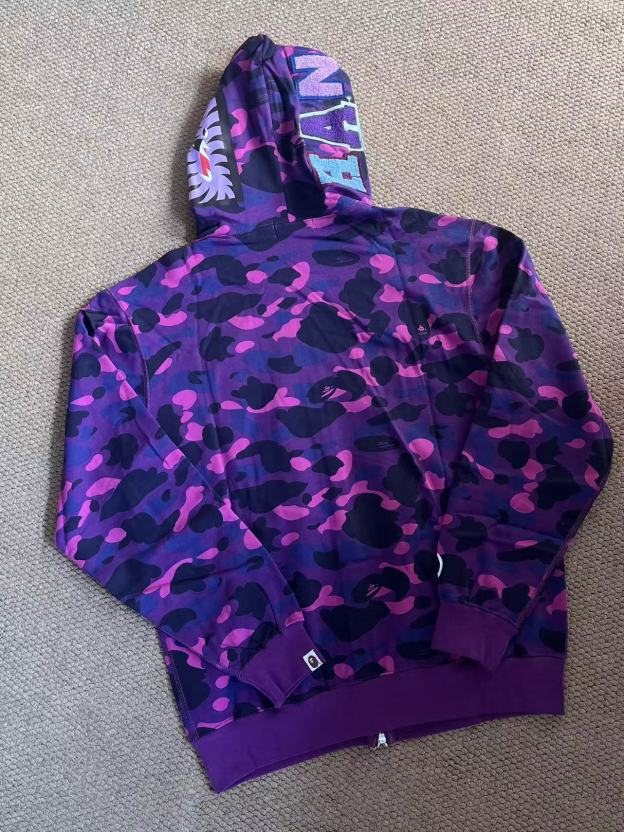 StrayKids HAN BAPE Inspired Bape camo zip-up  hoodie-Stray Kids