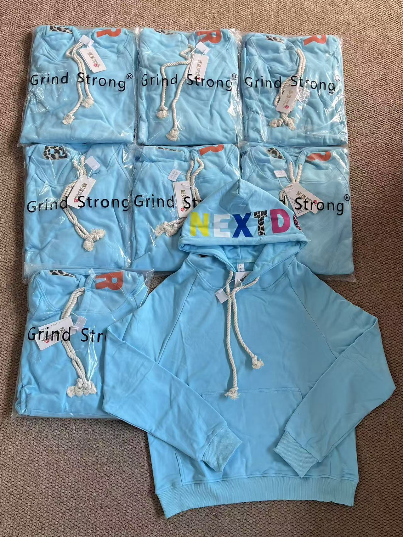 BND one and only stage inspired BLUE HOODIE-boynextdoor