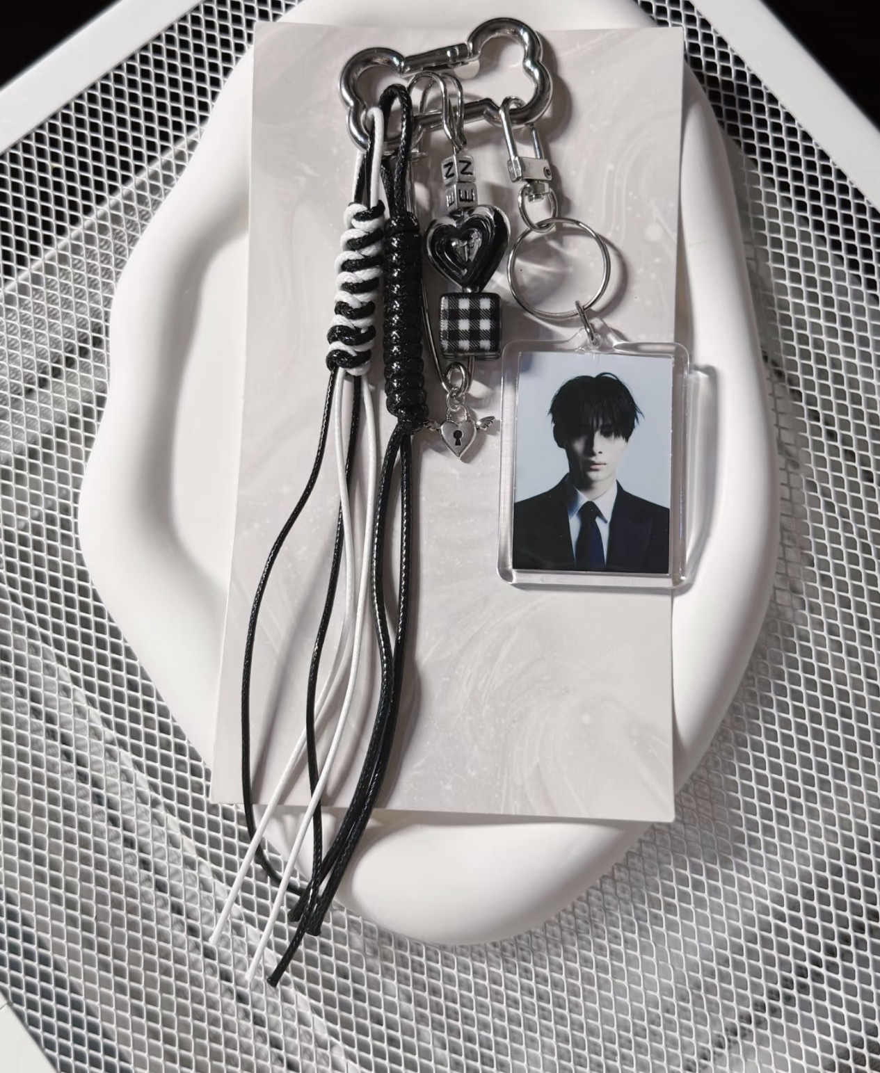 ENHYPEN Member Handmade Acrylic Keychain Bag Charm