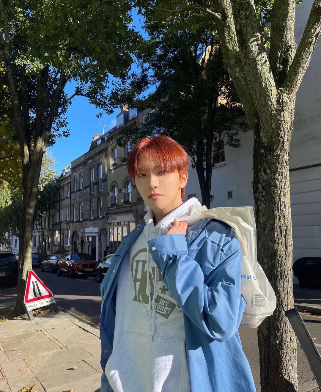 Boynextdoor Woonhak Inspired Heart Home Graphic Print Hoodie