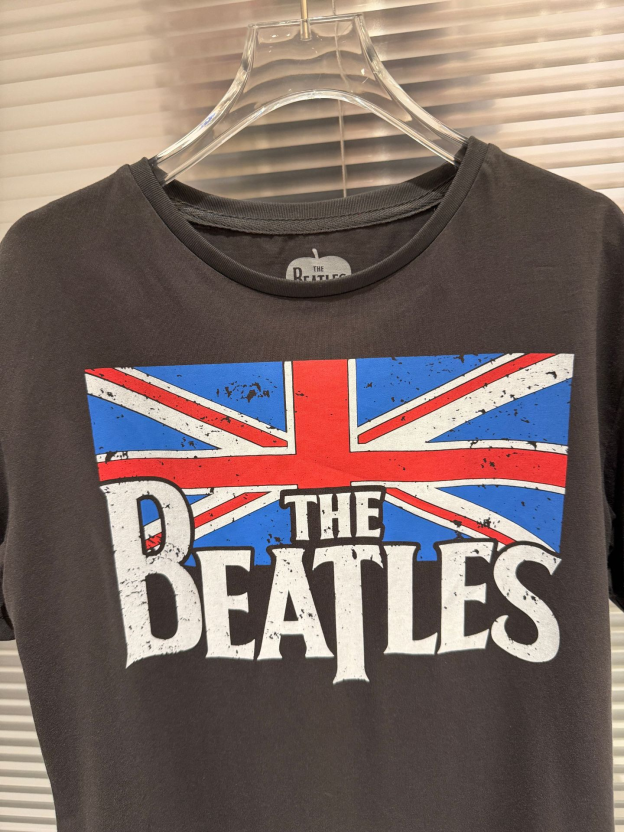 Cortis Martin Inspired The Beatles British Flag Washed Distressed T-Shirt