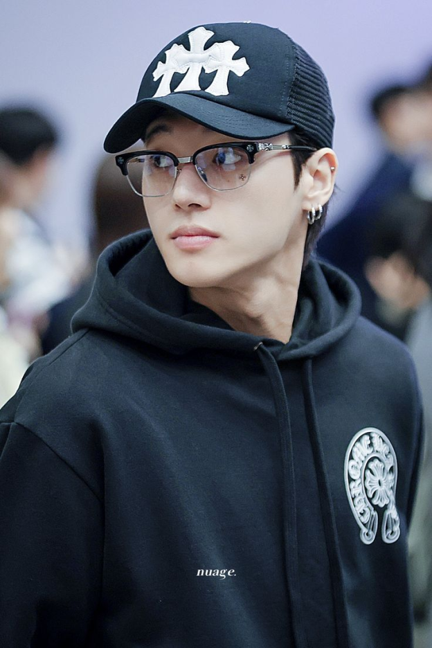 Ateez Wooyoung Inspired Chrome Hearts Style Triple Cross Trucker Cap Hat