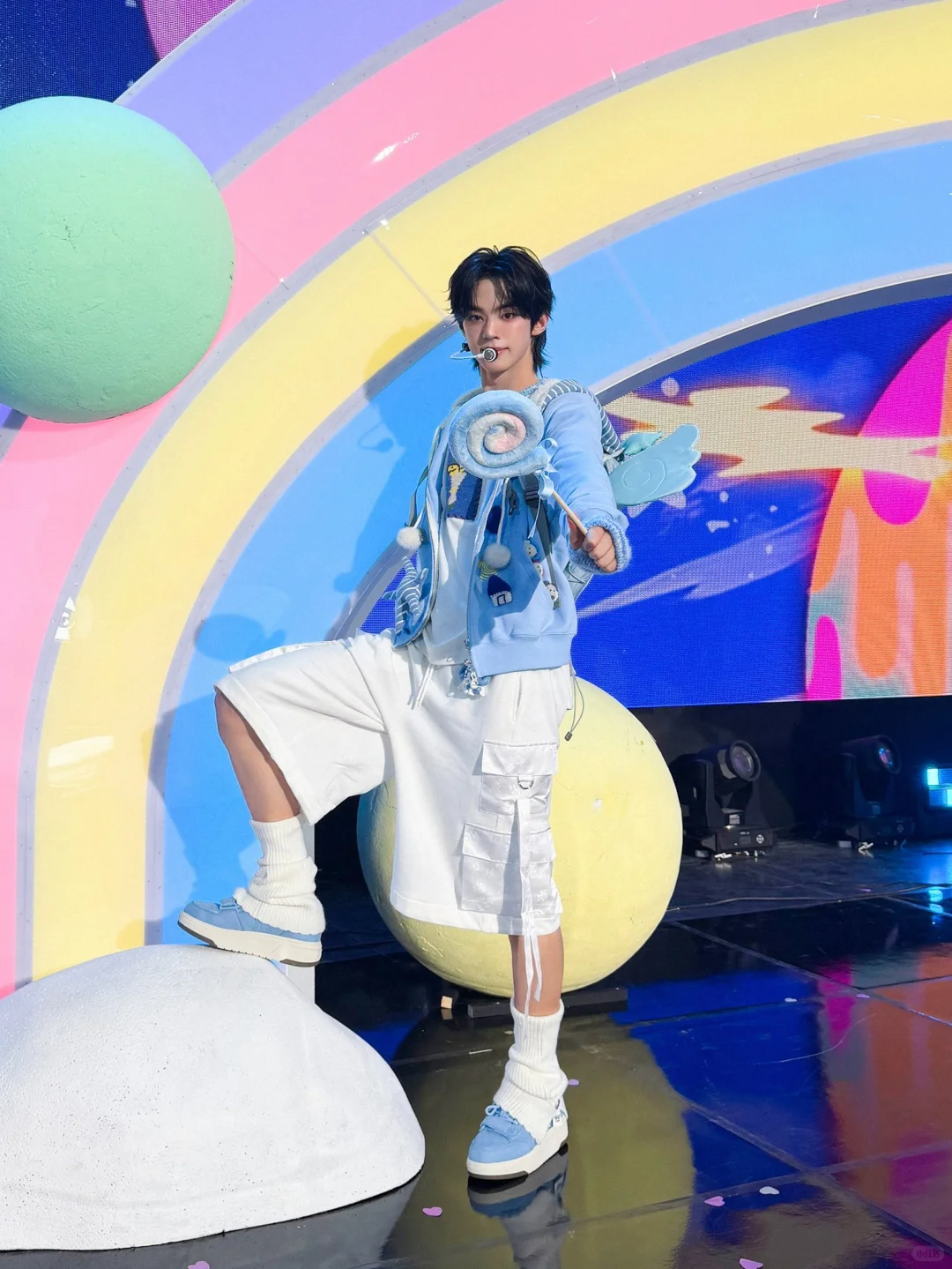 TWS Dohoon Inspired Bunny Ear Hoodie&Wing Sweatpants Set