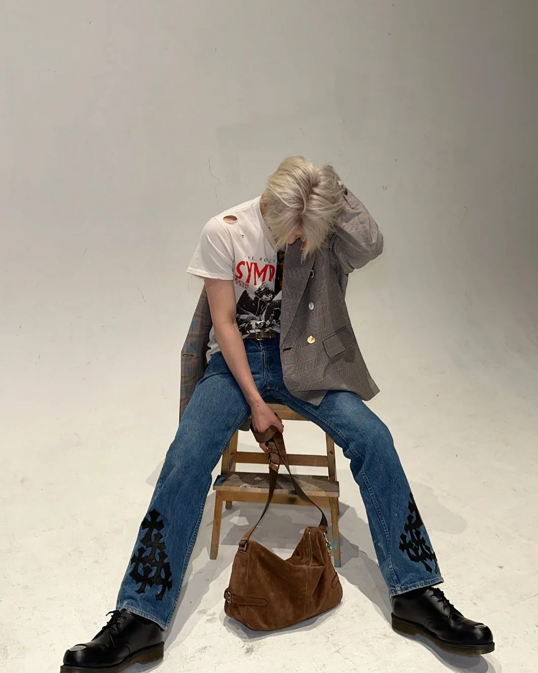 ENHYPEN Niki Insipired Sympathy For The Devil Graphic Tee