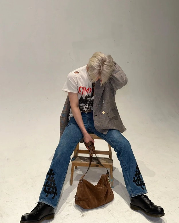 ENHYPEN Niki Insipired Sympathy For The Devil Graphic Tee