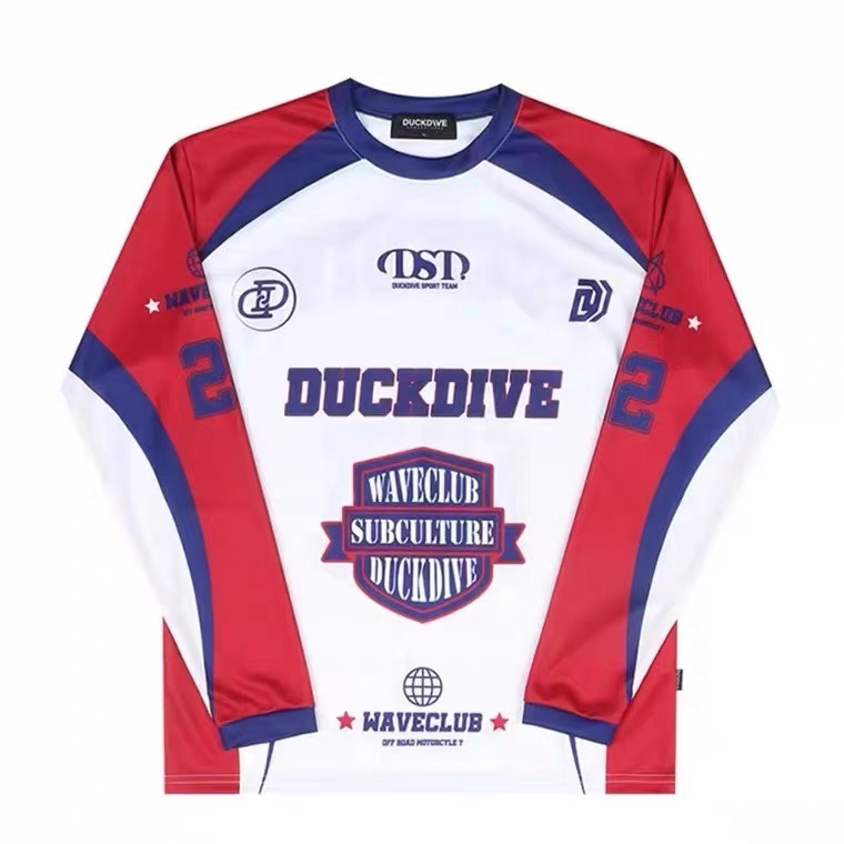 aespa Karina Inspired Retro Jersey Style Long Sleeve Tee 