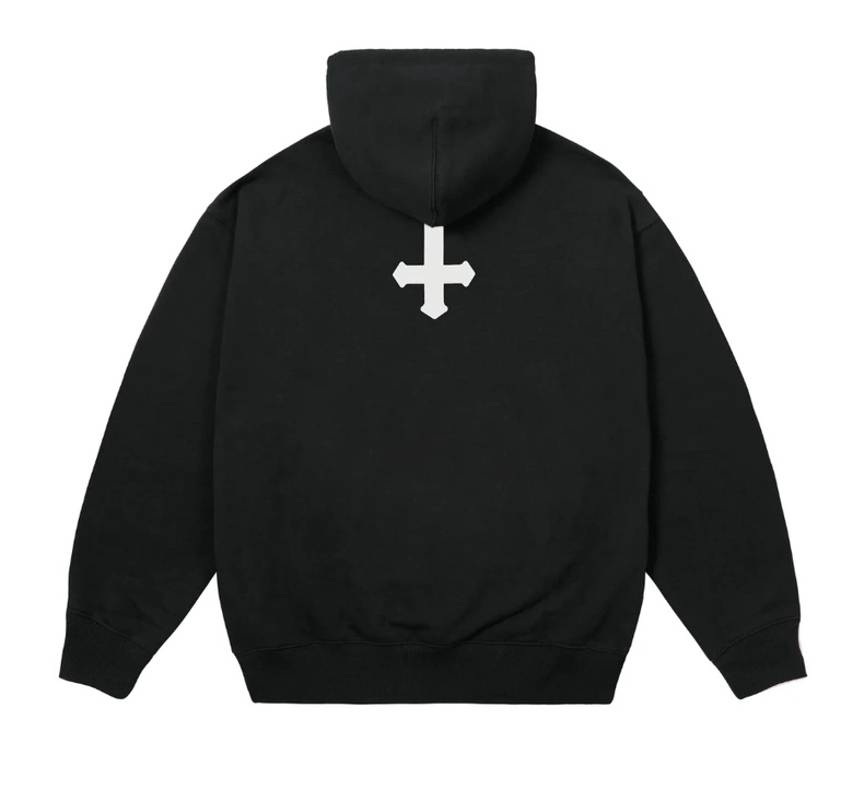 ENHYPEN Sunoo Inspired Black Letter Print Hoodie