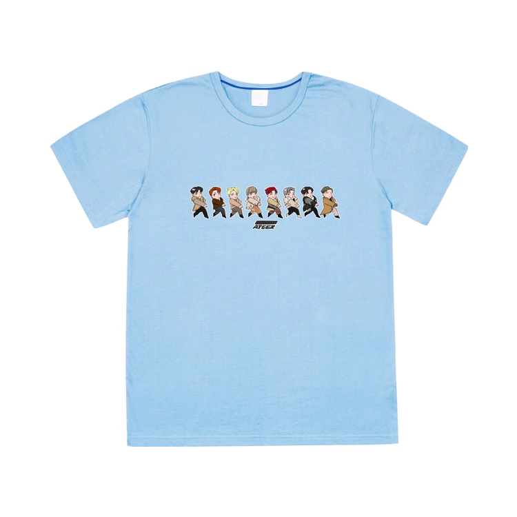 ATEEZ Customized Cartoon T-Shirt