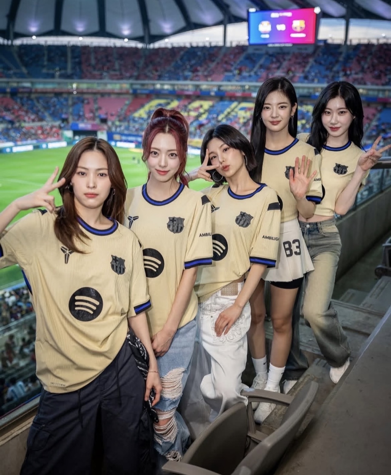 ITZY Barcelona collaboration Custom Jersey