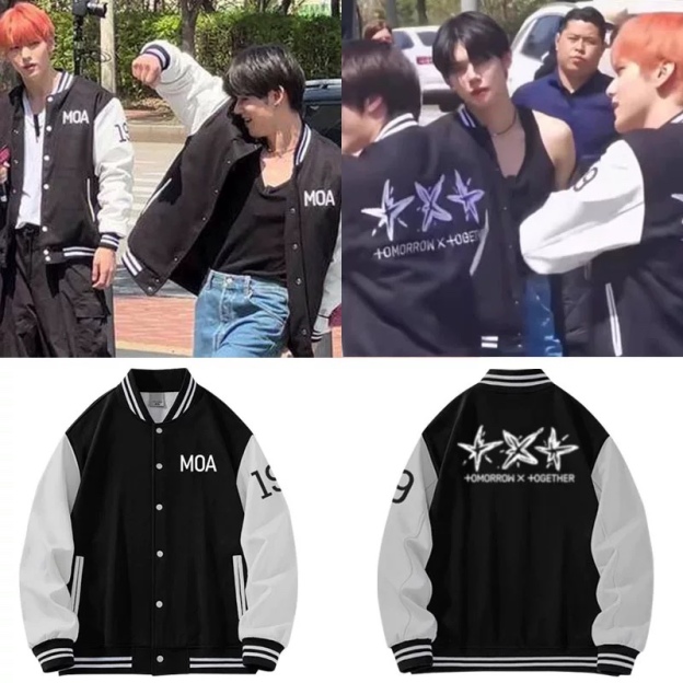 TXT  ROADSHOW INSPIRED MERCH BASEBALL JACKET