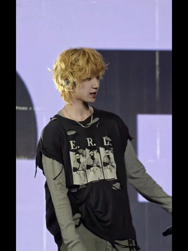 Enhypen Niki&Seventeen The8 inspired Bandage Face Print tshirt