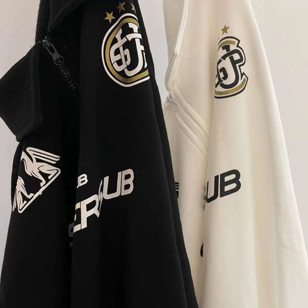 TXT Soobin Inspired Half-Zip Jersey Sweatshirt