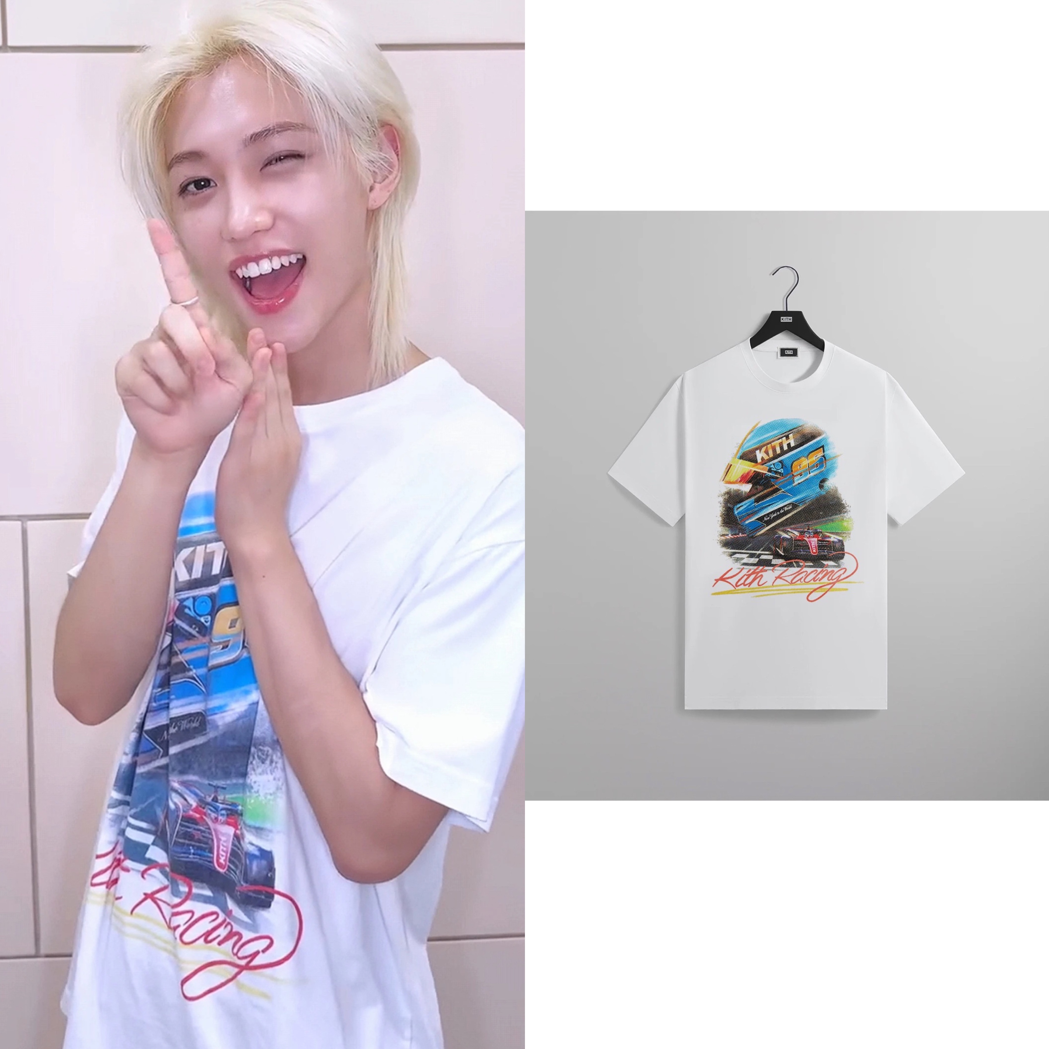 Stray Kids Felix Racing Helmet Vintage inspired T-Shirt-straykids