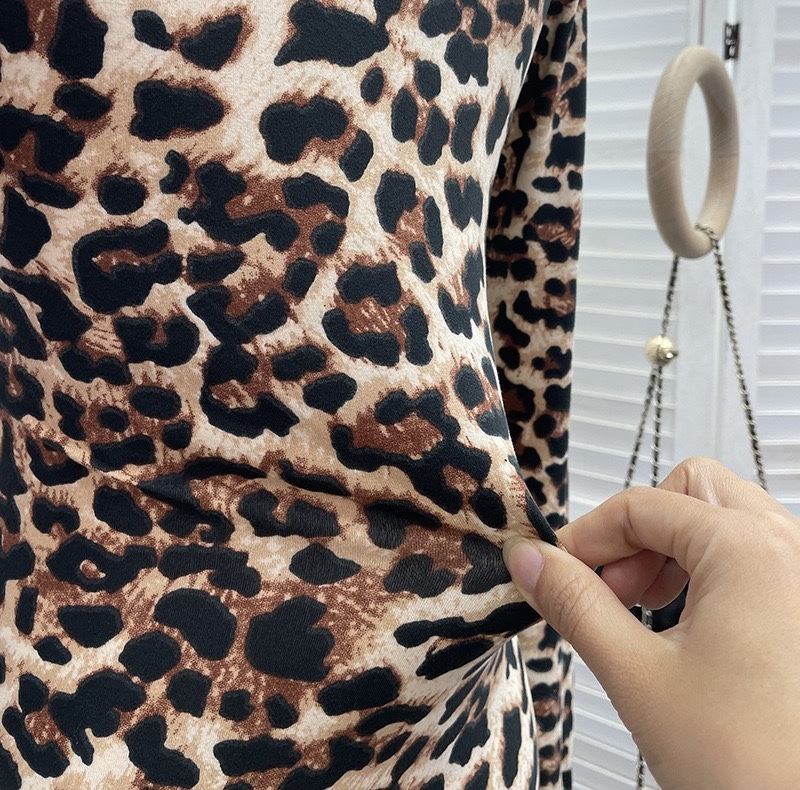 Aespa Giselle inspired Leopard Print Bodysuit