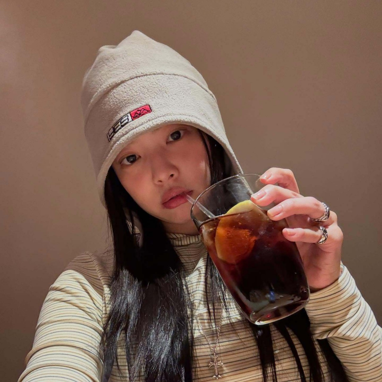 Blackpink Jennie&Newjeans Haerin Inspired Polar Fleece Earflap