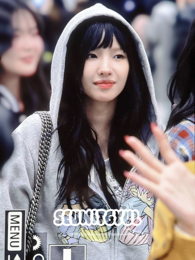 Aespa Karina Inspired Cartoon Anime Zip-Up Hoodie