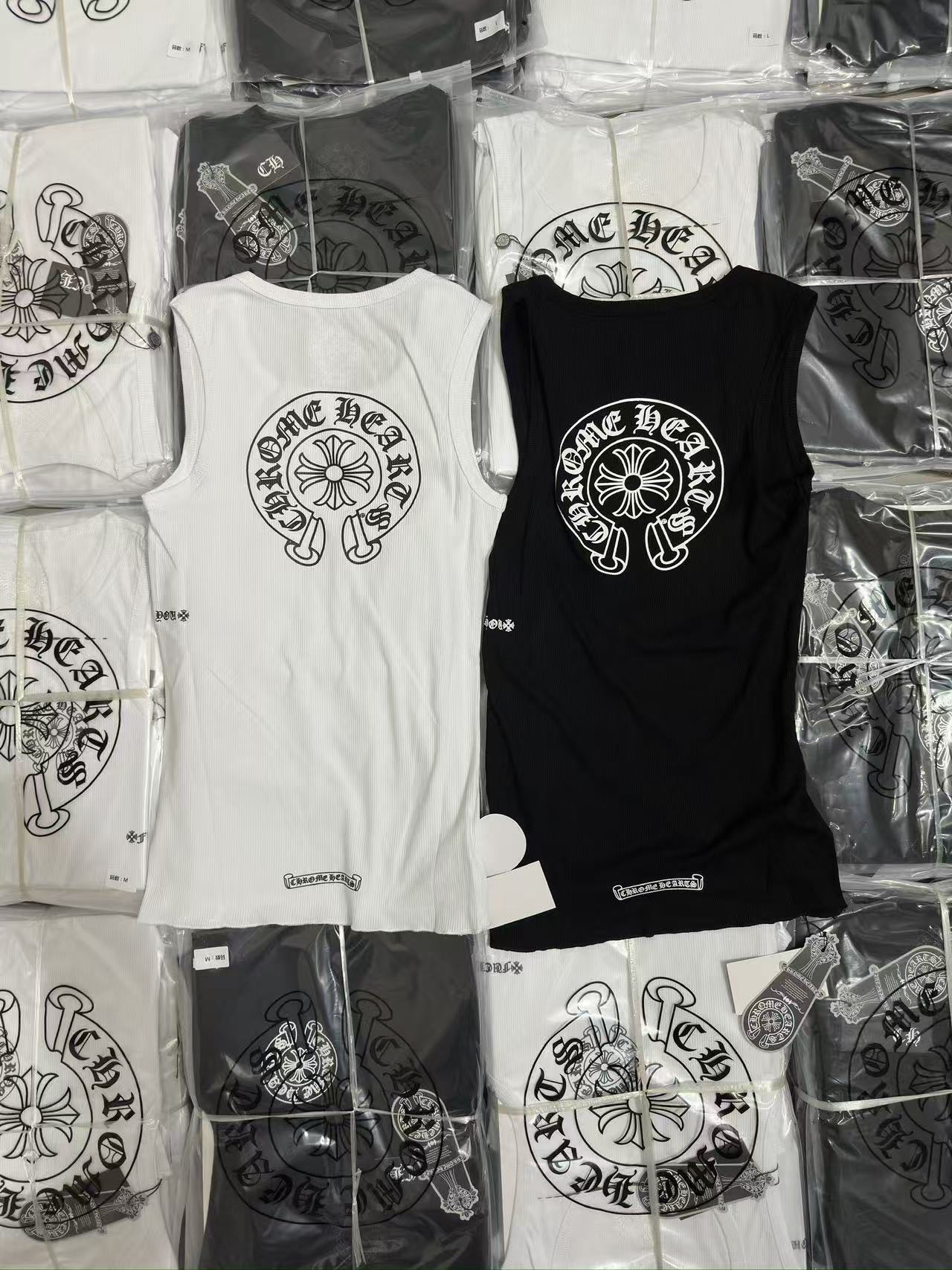 Aespa Karina Inspired Chrome Hearts Style Tank Top