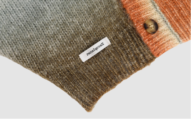 Aespa Winter Inspired Gradient Knit Cardigan